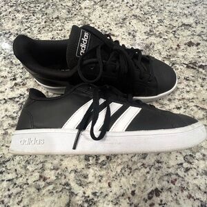 Adidas Classic Black and White Shoes